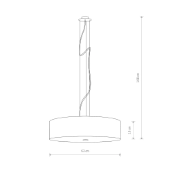Lampa wisząca VIVIANE GRAY 6773 Nowodvorski - zdjęcie 2